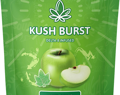 Kush Burst Sour Apple Delta-8 THC Gummies Product Review